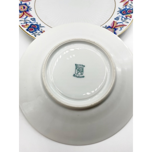 Vintage Collection Cup Set of 3 Cup Saucer & Plate Bavaria Schumann Germany - Picture 5 of 6